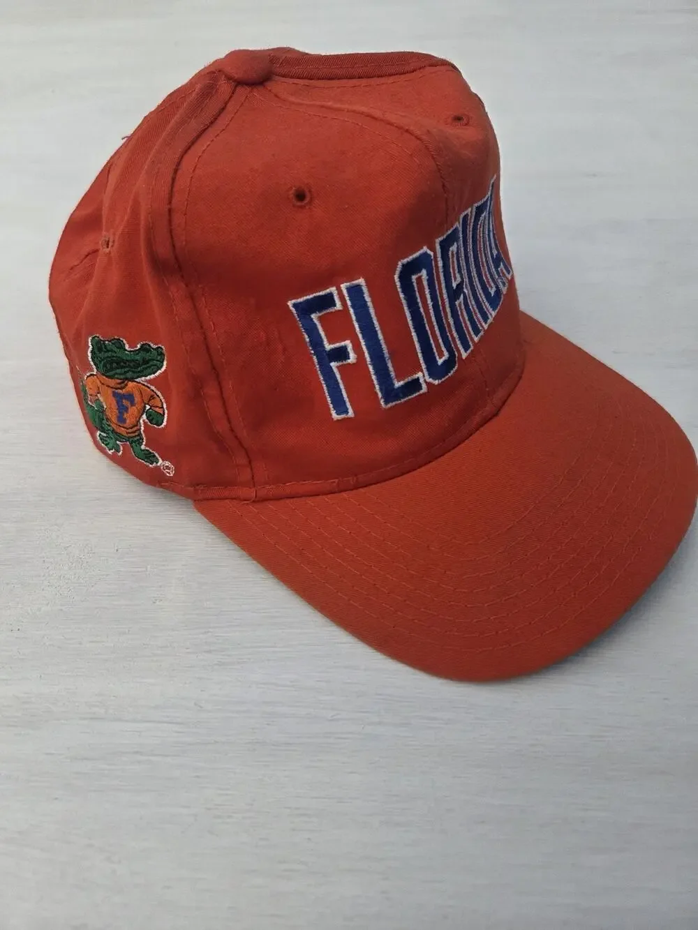 Vtg Florida Gators Snapback Hat Cap Orange Adjustable NCAA 90s Football Youth